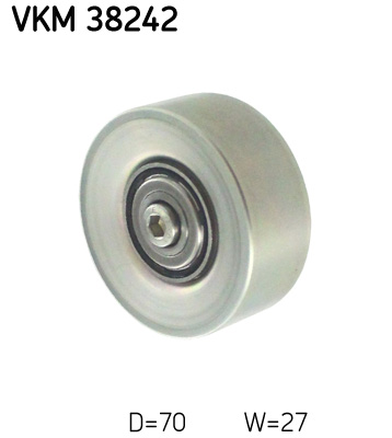 Vratná/vodiaca kladka rebrovaného klinového remeňa SKF (VKM 38242)